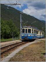 The SSIF ABe 6/6 34  Piemonte  in Verigo.
05.08.20014