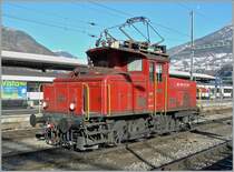 The Ee 3/3 16381 in Brig. 
29.01.2007