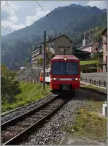 TMR (M-C) BDeh 4/8 21 (SNCF Z800 UIC N° 90 85 838 0821-1 CH-TMRSA) in Finhaut. 
03.10.2014