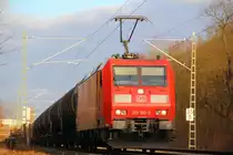 185 180-7 DB Schenker near Michelau 28/02/2014.