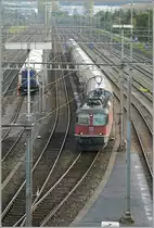 SBB Re 4/4 II 11355 in  Lausanne Triage. 
15.10.2014