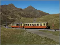 JB local train between Kleine Scheidegg and Eigergletschder. 09.10.2014