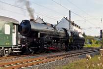 . The steam engine 5519 photographed in Perl on October 19th, 2014.