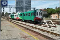 The FRE ALn 668 013 and Ln 880 032 in Rimini. 
17.09.2014