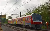 Multiple units 715-102 run through Maribor-Tabor on the way to Maribor station. /27.10.2014