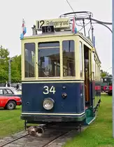 . The motor coach N� 34 from 1931 was shown in the Tramway and Bus Museum of the City of Luxembourg in Hollerich on September 21st, 2008.