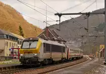 . 3017 is heading the IC 115 Luxembourg City - Liers in Goebelsm�hle on January 20th, 2015.