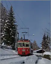 CEV BDe 2/4 73 between Lally and Les Pleiades.
21.01.2015