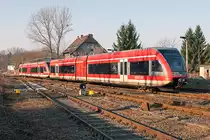 946 023-8 + 646 023-1+ 946 523-7 leaving Velten in service as RE6. Velten, 2015-02-15