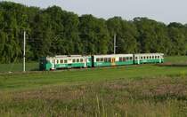 A BAM local train between Chigny and Vufflens le Château.
12.05.2015