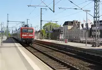 DBAG 112 181-3 with regional train.

Date: 1. May 2011.