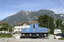 Tallok 2 from the »Bayerische Zugspitzbahn« at the town hall in Garmisch.

Date: 20. July 2008.