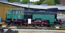 PKP steam locomotive TKt 48 no. 29 at the old roundhouse in Szczecin (Stettin).

Date: 22. May 2015.