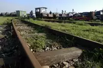The narrow gauge trolley railway station in Dagebüll (Nordfriesland/Schleswig-Holstein).

Date: 22. september 2008.