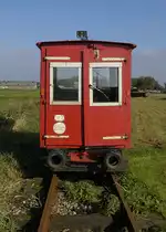Trolley on the narrow gauge railway at Dagebüll station (Nordfriesland/Schleswig-Holstein).

Date: 22. september 2008.