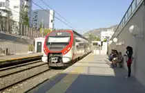 Line C1 Renfe Málaga Centro - Fuengirola. Bénalmedena/A. de le Miel Station. Date: 21. July 2014