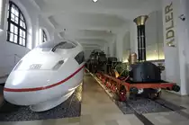 Railway Museum in Nuremberg (Nürnberg). Date: 16. July 2008