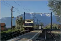 The CEV MVR Be 2/6 7001 in St Legier Gare.
03.04.2017