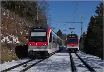 Travys local trains in  Trois Village . 
14.02.2017