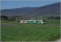 A BAM local train from Bière to Morges near Ballens.
10.04.2017