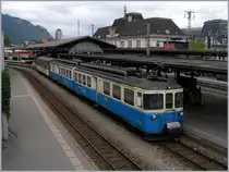 The MOB ABDe 8/8 4001  Suisse  in Montreux.
16.04.2017