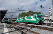 BAM MBC Ge 4/4 21 and 22 in Morges.
09.05.2017
