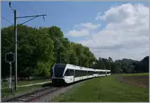 Thurbo GTW RABe 526 by Mammern.
23.04.2017