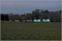 Two BAM MBC Ge 4/4 wiht an Cargo train near Vufflens le Chateau.
03.03.2017  