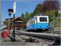 The Rochers de Naye Bhe 2/4 203 in Glion.
30.04.2017