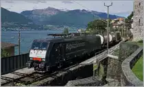 The SBB Re 474 (189 115) with a Cargo Train by San Nazarro.
20.05.2017