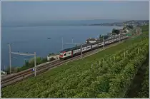 A SBB RABe 511 on the way to Geneva near Cully.
30.08.2017