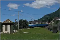 The MOB ABDe 8/8 4004 Fribourg by Chatelard VD.
30.06.2017