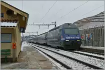 The SBB Re 460 050-8  RailAway  in Villette VD.
27.12.2010