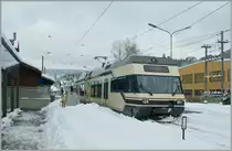 Two CEV MVR GTW Be 2/6 in Blonay.
02.12.2010