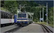 The Rochers de Naye Bhe 4/8 304  La Tour de Peilz  in Caux.
03.09.2017