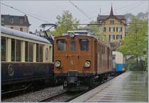 50 years Blonay -Chamby Railway - Mega Bernina Festival (MBF) wiht his Special Day Bündnertag im Saaneland: The RhB Ge 4/4 181 / BB Ge 4/4 81 and Belle Epoque Cars in Montreux.
 14.09.2018