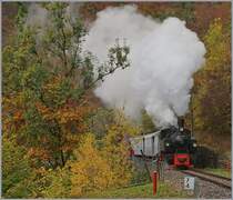 The SEG G 2x 2/2 105 near Vers chez Robert on the way to Chaulin.
27.10.2018
