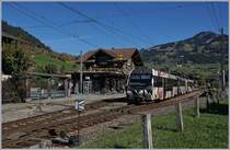 The  Monarch , created by Sarah Morris on the way to Rougemont by his stop in Saanen.
10.10.2017