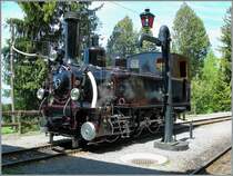 40 years Blonay -Chamby Railway: The JS/BAM G 3/3 in Chaulin.
03.05.2008