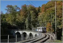 The MOB BCFe 4/4 11 by the Blonay Chamby Railway by  Vers chez Robert.
14.10.2018

