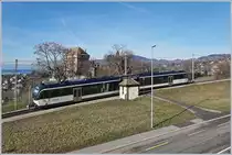 The MVR ABeh 2/6 7508 by his stop in Châtelard VD.
16.1.2019