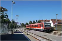 A DB VT 628 to Friedrichshafen by his stop in Langenargen.

25.09.2018
