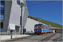 The MG Bhe 4/8 13 on the summit Station Generoso Vetta.
27.09.2018