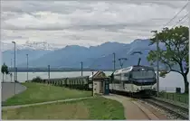 The MOB Ge 4/4 8001 with Belle Epoque service from Montreux to Zweisimmen.

04.10.2019