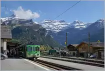 The ASD BDe 4/4 402 with his Bt in Les Diablerets.

03.10.2019