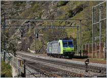 The BLS Re 485 008 in Ausserberg. 

25.10.2017
  