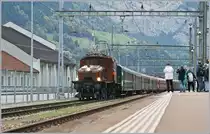 100 years Crocodile-Loks: The SBB Historic Ce 6/8 III 14253 (91 85 4601 253-8) in Erstfeld.

19.10.2019