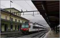 A SBB RDe 560  Domino  on his weekend-break in Airolo.

19.01.2019