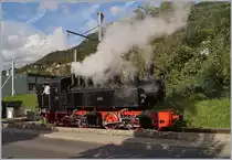 The Blonay-Chamby Railway G 2x 2/23 105 in Blonay. 

05.10.2019