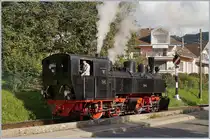 The Blonay-Chamby Railway G 2x 2/23 105 in Blonay. 

05.10.2019